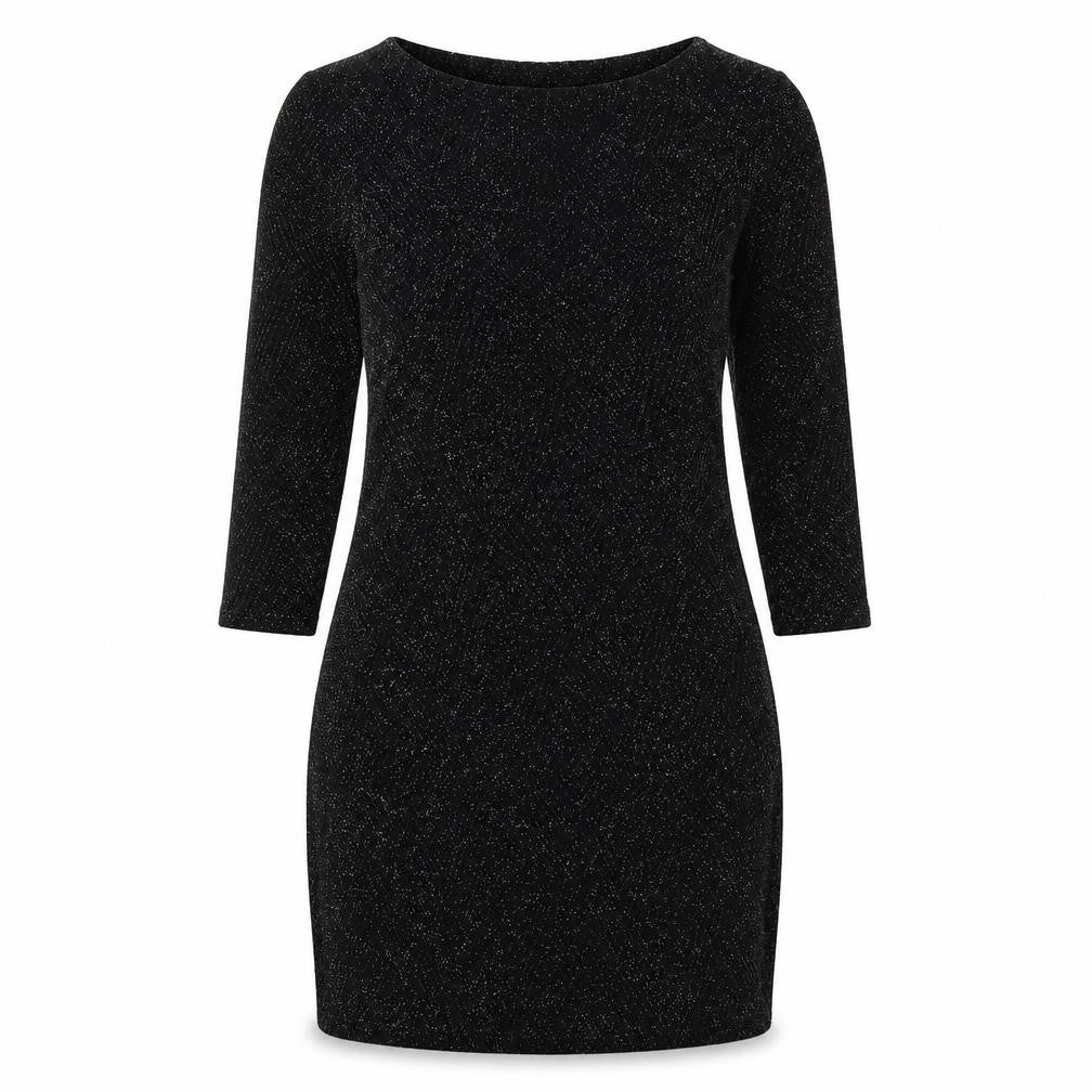 Wallis Womens Black  Nylon Sheath  Size S  Boat Neck Pullover