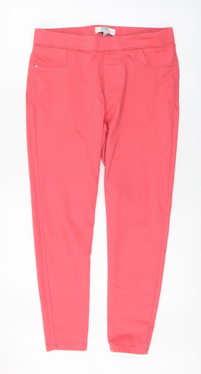 Womens UK Size 12 Eden Regular Fit Jegging Pink Jeans