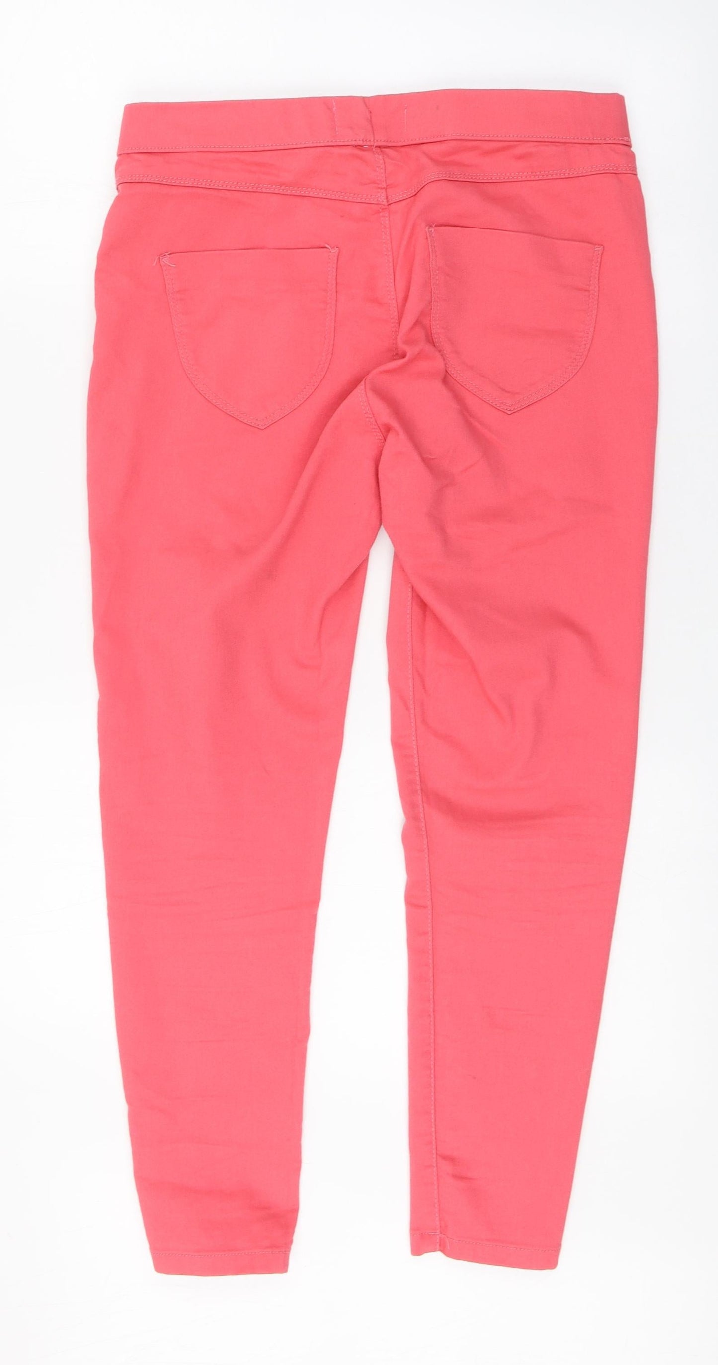 Womens UK Size 12 Eden Regular Fit Jegging Pink Jeans