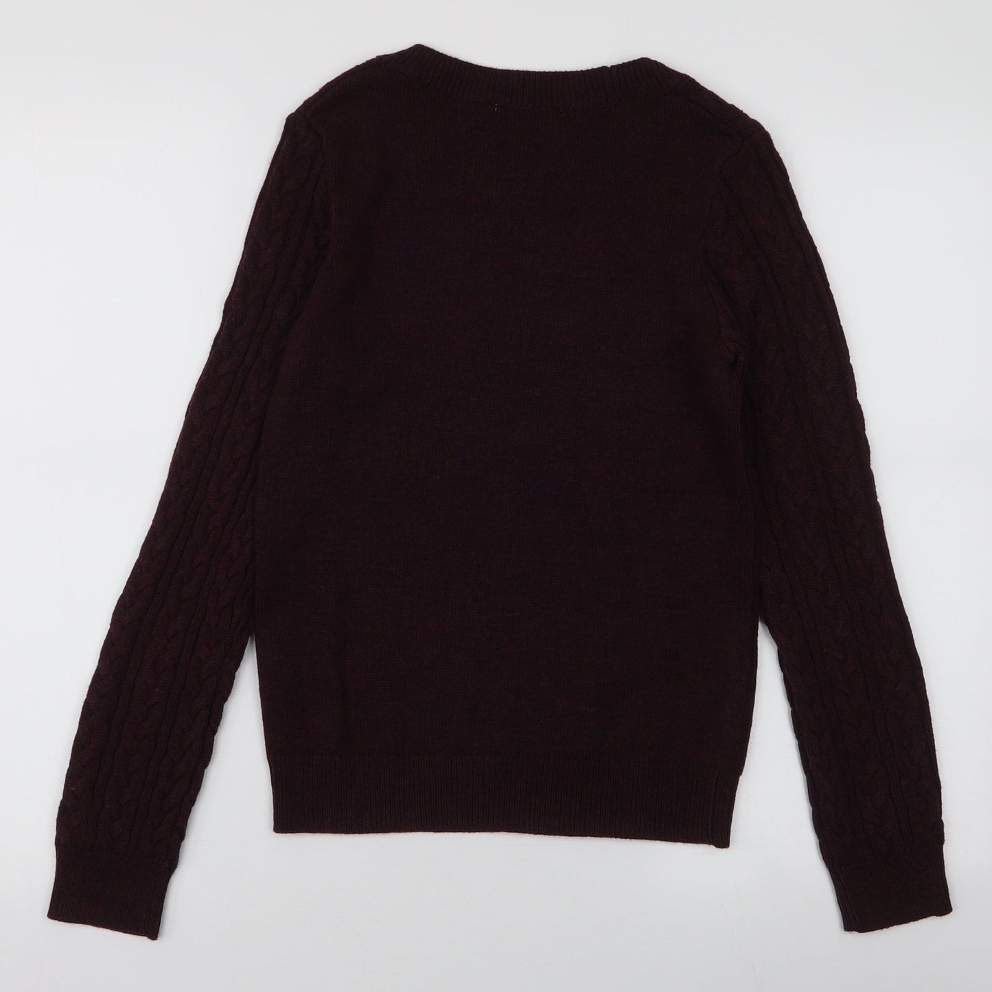 Womens UK Size XS H&M Purple Pullover Jumper