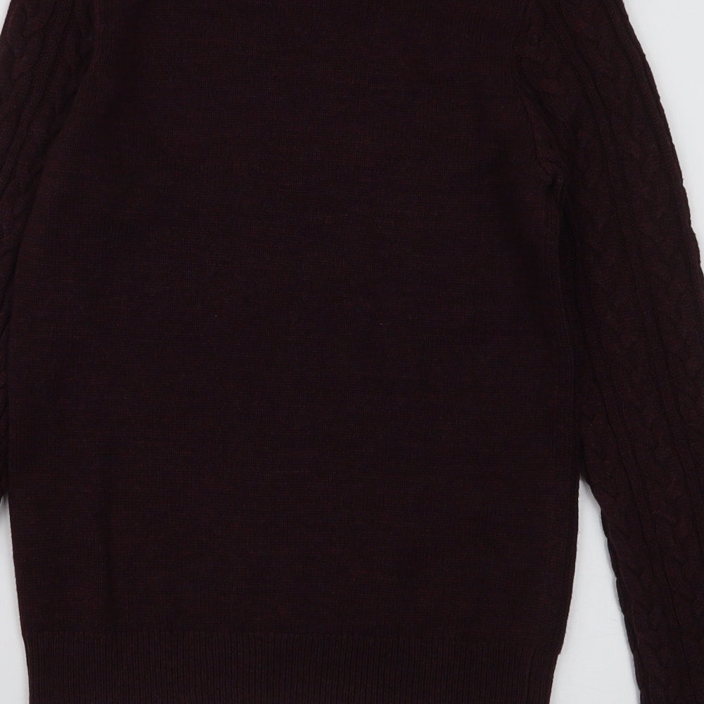 Womens UK Size XS H&M Purple Pullover Jumper
