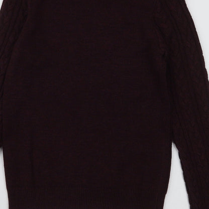Womens UK Size XS H&M Purple Pullover Jumper