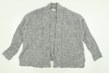 Womens UK Size 8 Indigo Grey Cardigan Jumper