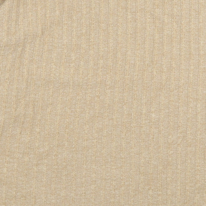 Womens UK Size M New Look Beige Pullover Jumper