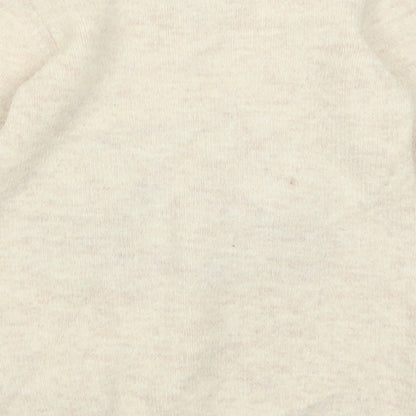 Primark Girls Pink  Acrylic Jumper Dress  Size 18-24 Months  Crew Neck Button - Hedgehog