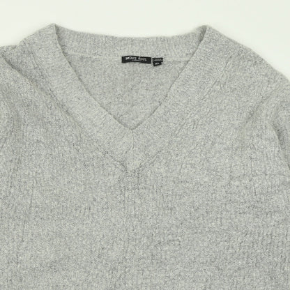Womens UK Size XS Brave Soul Grey Pullover Jumper