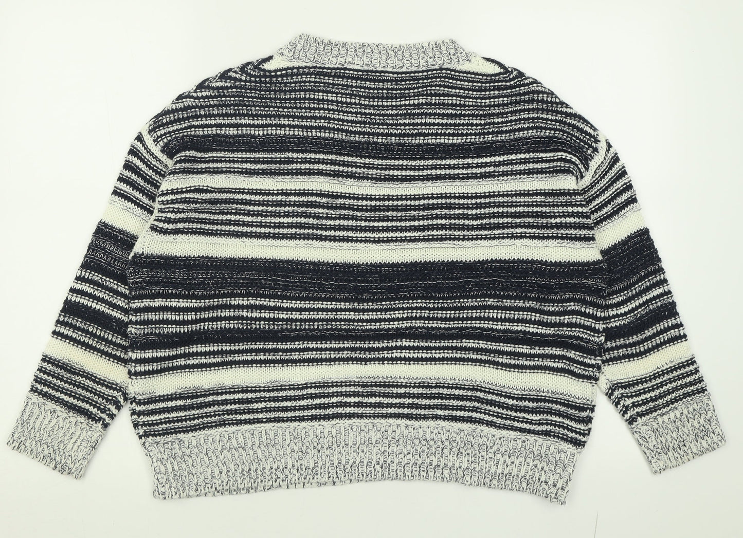 Womens UK Size 14 M&Co Blue Pullover Jumper