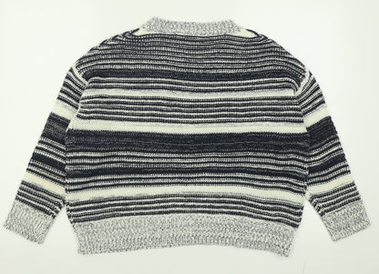 Womens UK Size 14 M&Co Blue Pullover Jumper