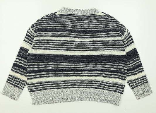 Womens UK Size 14 M&Co Blue Pullover Jumper