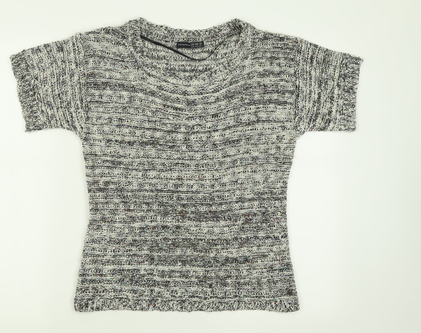 Womens UK Size 10 Atmosphere Grey Pullover Jumper