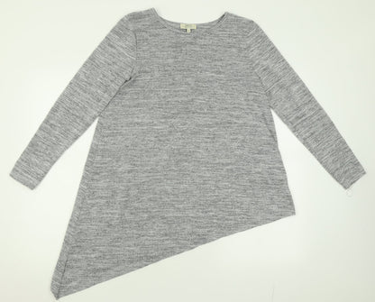 Womens UK Size 14 Papaya Grey Tunic Jumper