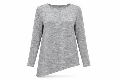 Womens UK Size 14 Papaya Grey Tunic Jumper