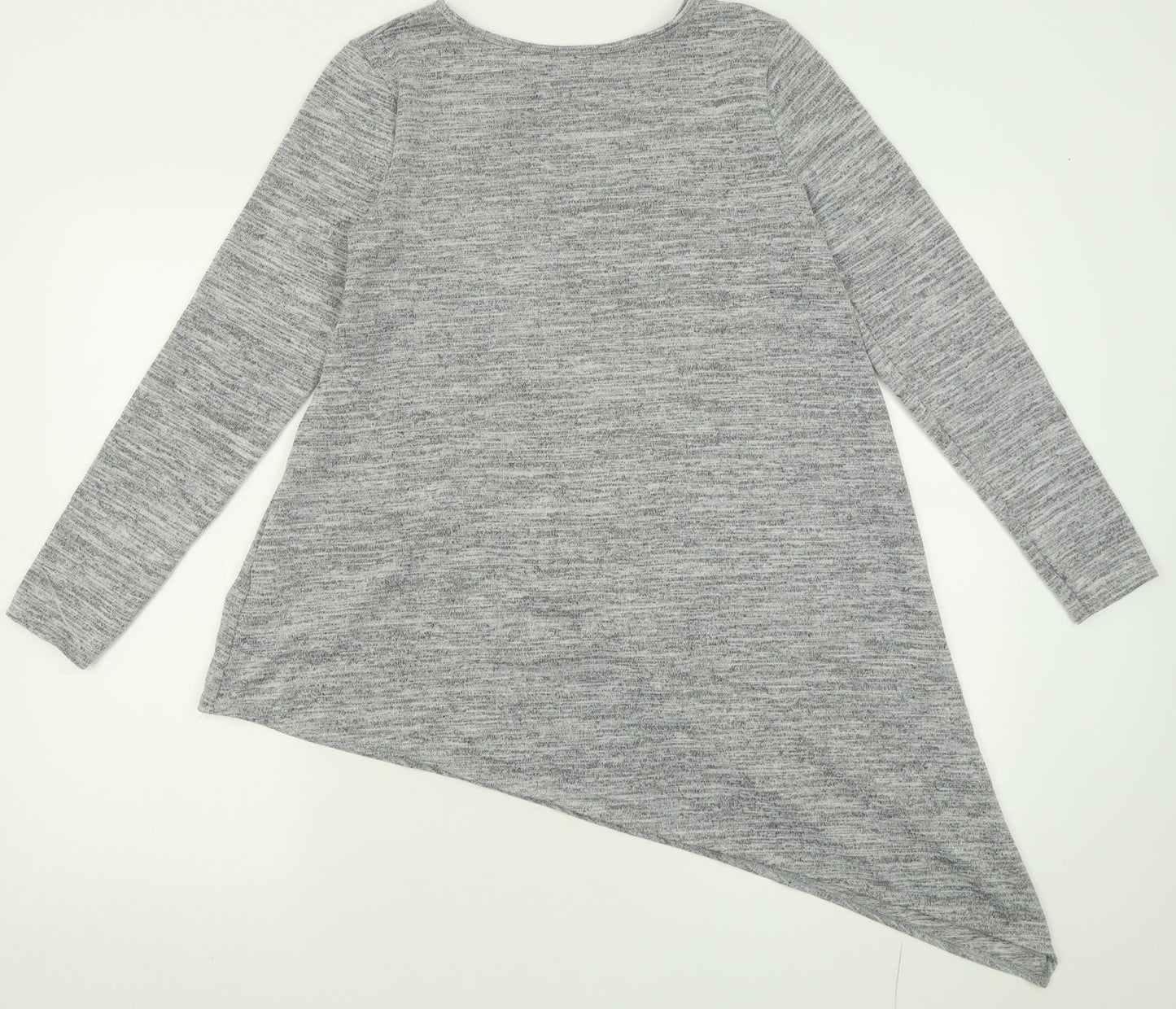 Womens UK Size 14 Papaya Grey Tunic Jumper