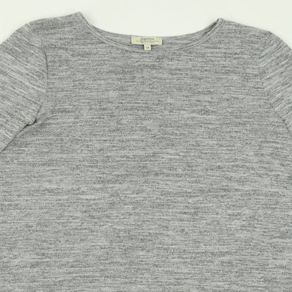 Womens UK Size 14 Papaya Grey Tunic Jumper