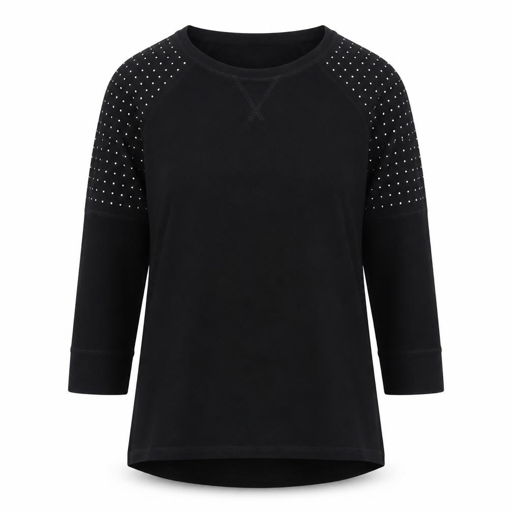 Womens UK Size 6 NEXT Black Basic T-Shirt