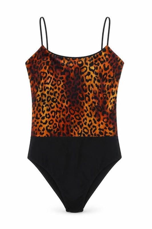 Womens UK Size 10 Edge Street One-Piece Orange Bodysuit