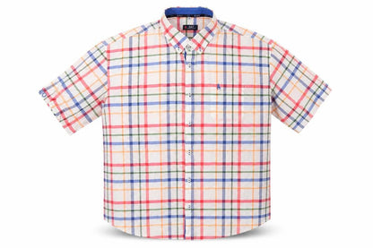 Mens UK Size M S&C White  Button-Up Short Sleeve Casual Shirt