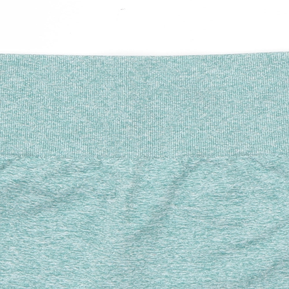 Preworn Mens Green  Polyamide Biker Shorts Size M  Regular