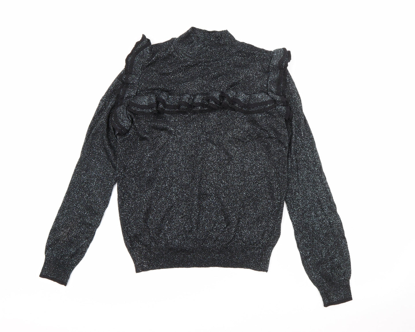 Womens UK Size 12 Marks and Spencer Silver Pullover Jumper