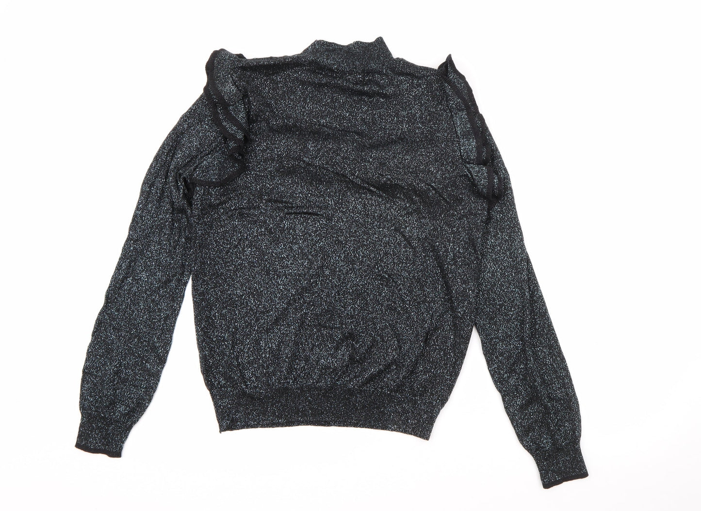 Womens UK Size 12 Marks and Spencer Silver Pullover Jumper