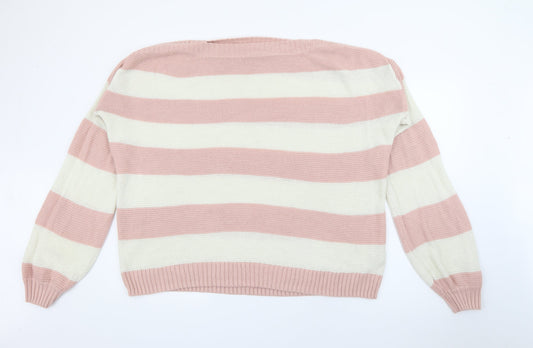 Womens UK Size 14 Dorothy Perkins Pink Pullover Jumper