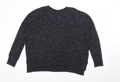 Womens UK Size L Mango Grey Pullover Jumper