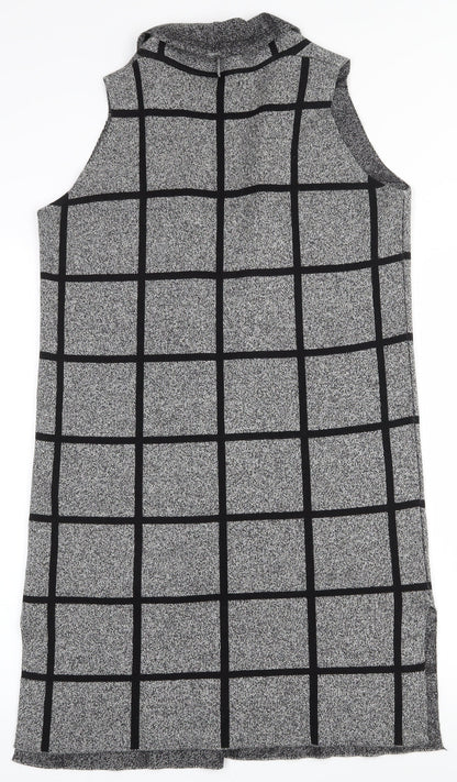 Womens UK Size S Atmosphere Grey Cardigan Jumper