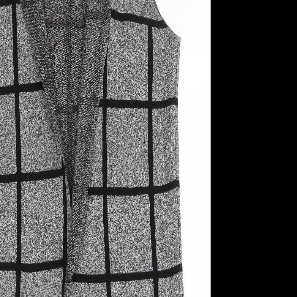 Womens UK Size S Atmosphere Grey Cardigan Jumper