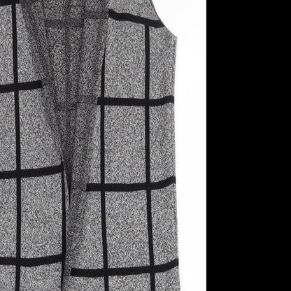 Womens UK Size S Atmosphere Grey Cardigan Jumper