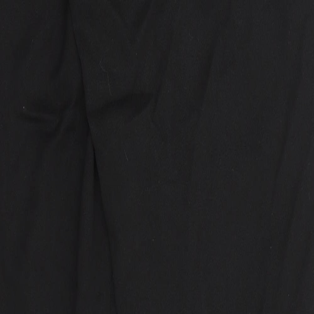 1880 Club Mens Black  Polyester Trousers  Size 32 in L30 in Regular Zip - Teflon