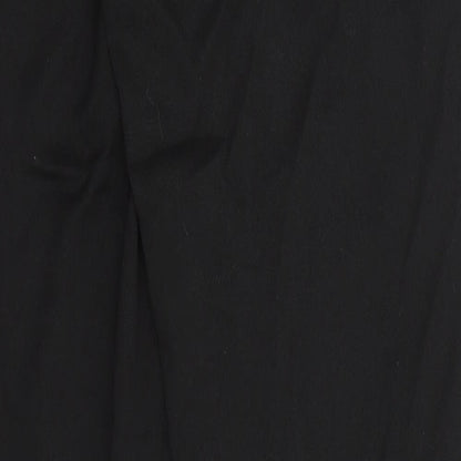 1880 Club Mens Black  Polyester Trousers  Size 32 in L30 in Regular Zip - Teflon