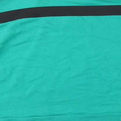 Cameo Rose Womens Green  Cotton Pullover Sweatshirt Size L  Pullover - Free Strong
