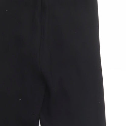 Mango Womens Black  Polyester Dress Pants Trousers Size 6 L26 in Regular Tie