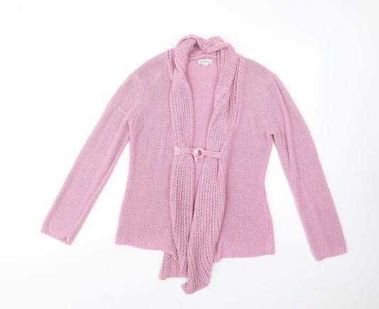 Womens UK Size S Nina Murati Pink Cardigan Jumper