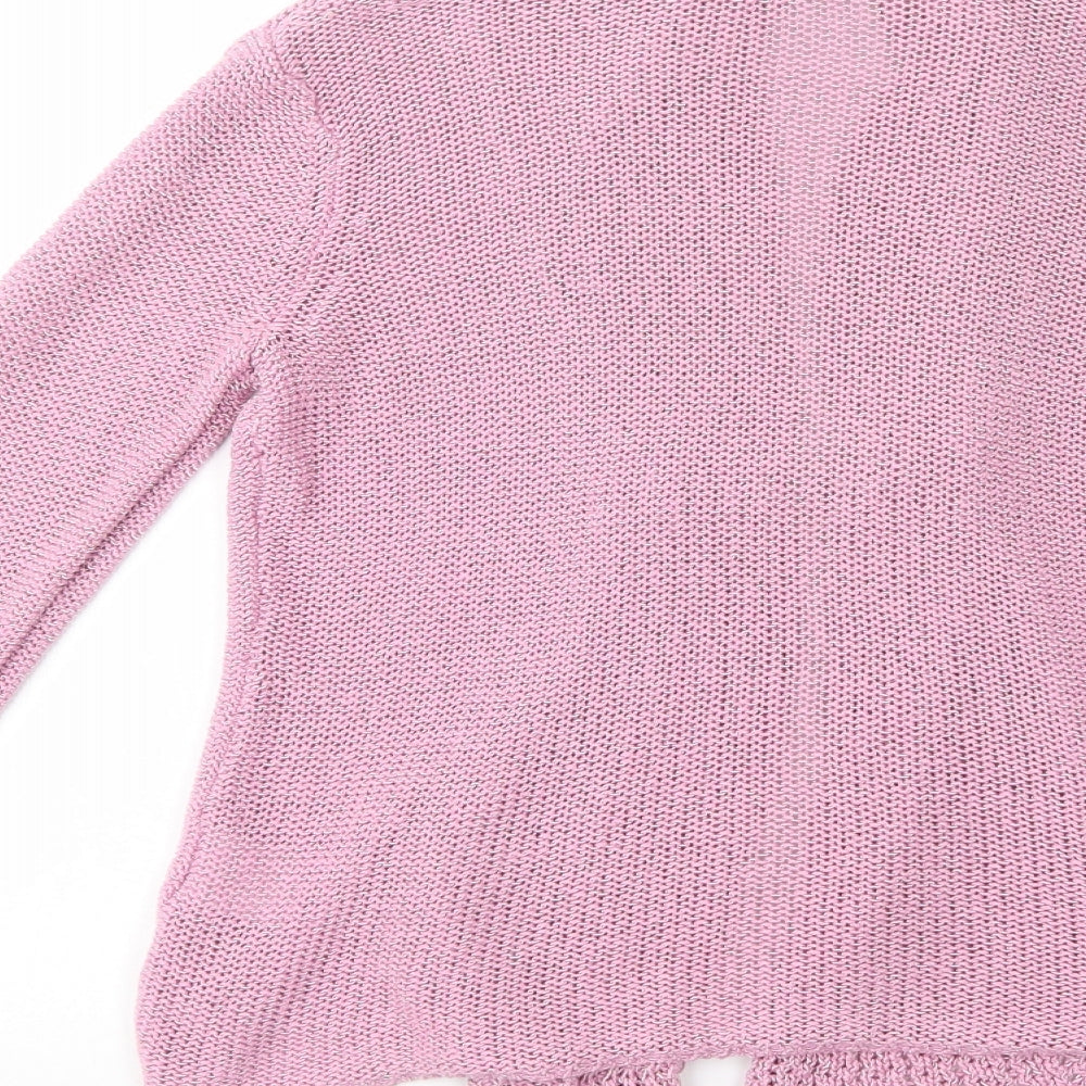Womens UK Size S Nina Murati Pink Cardigan Jumper