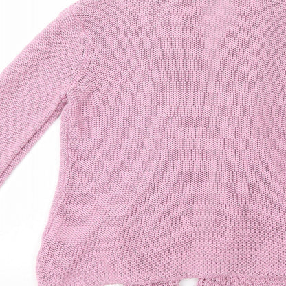 Womens UK Size S Nina Murati Pink Cardigan Jumper