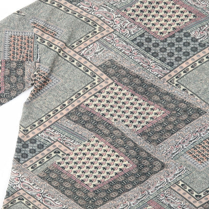 Influence Womens Multicoloured Paisley Polyester Tunic Button-Up Size 8 Collared