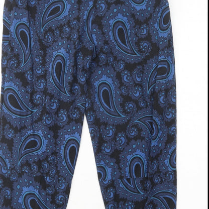 Womens UK Size 8 Topshop Regular Fit  Blue Trousers