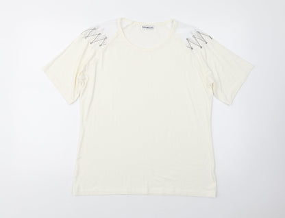 Womens UK Size M Paramour Ivory Basic Blouse