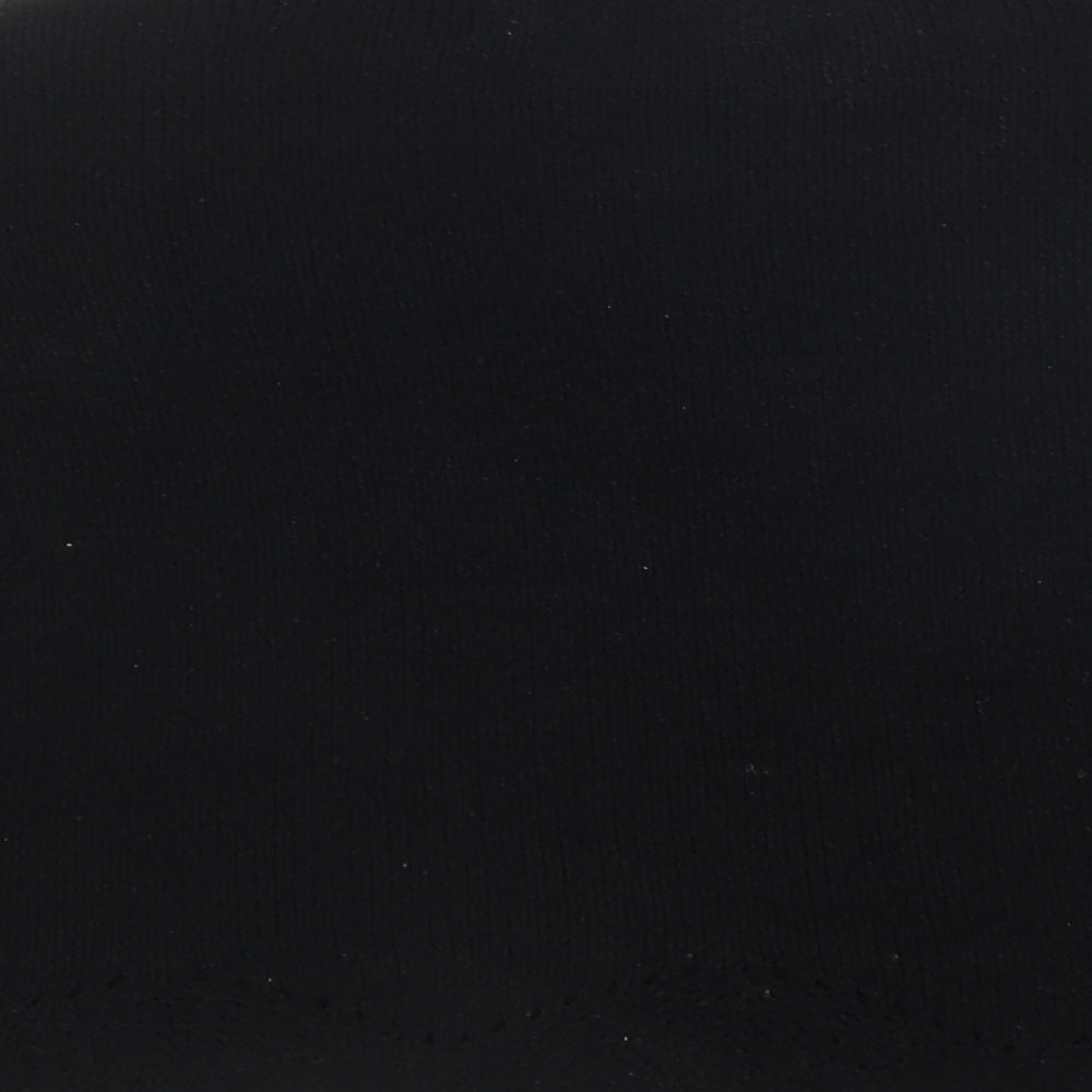 Primark Womens Black Mock Neck  Polyester Pullover Jumper Size 14