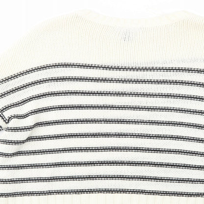 Womens UK Size S New Look White Pullover Jumper
