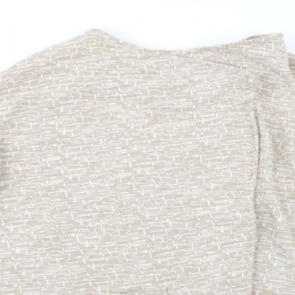 Womens UK Size 14 River Island Beige Cardigan Jumper