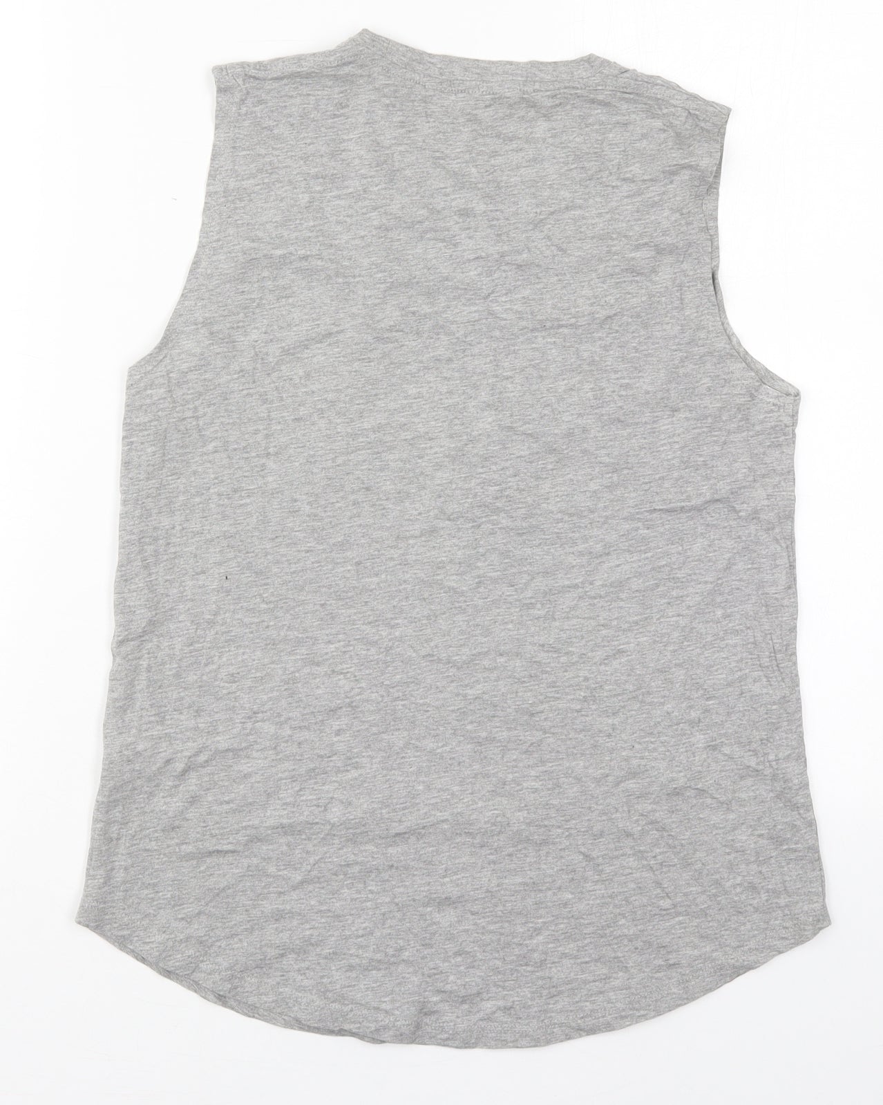 Womens UK Size 6 New Look Grey Basic Tank