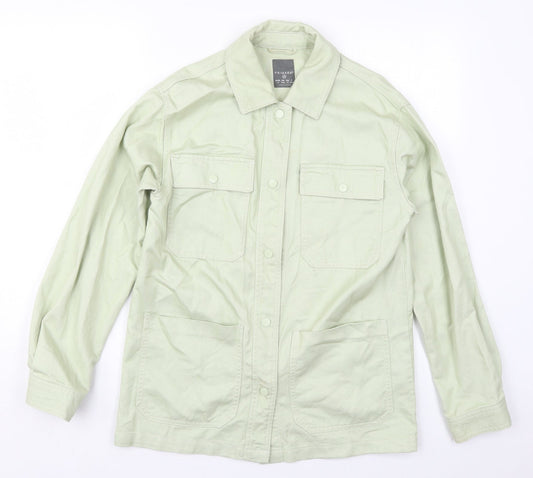 Primark Womens Green   Jacket  Size 6  Button
