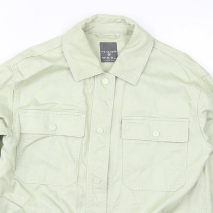 Primark Womens Green   Jacket  Size 6  Button