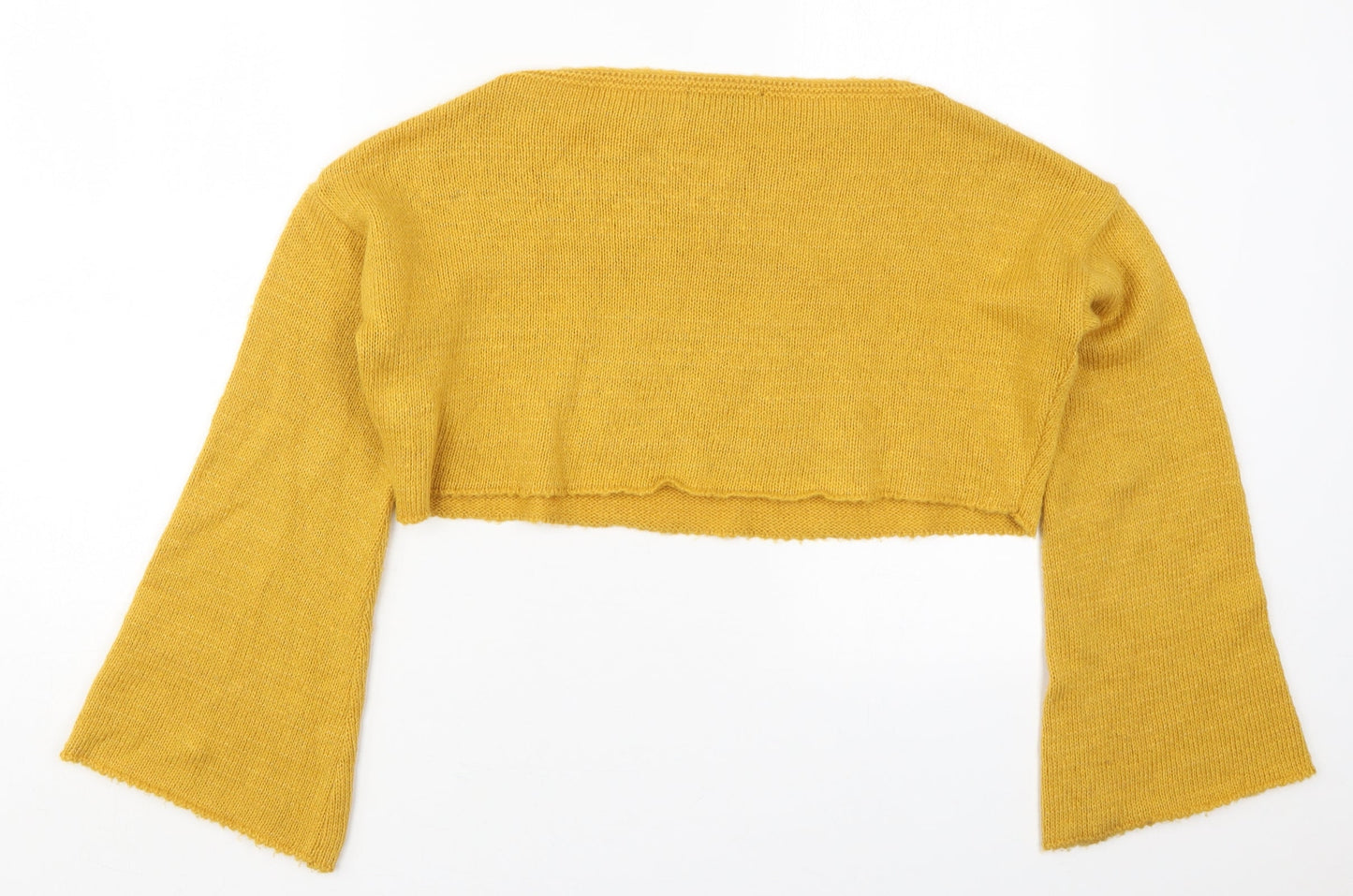 Womens UK Size 6 Missguided Yellow Pullover Jumper