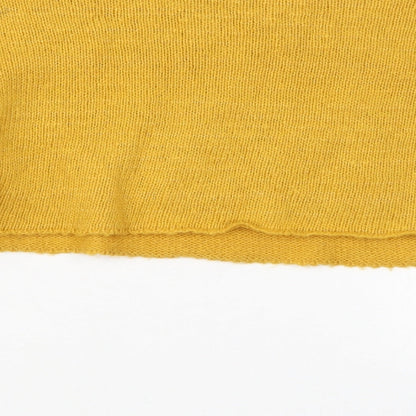 Womens UK Size 6 Missguided Yellow Pullover Jumper