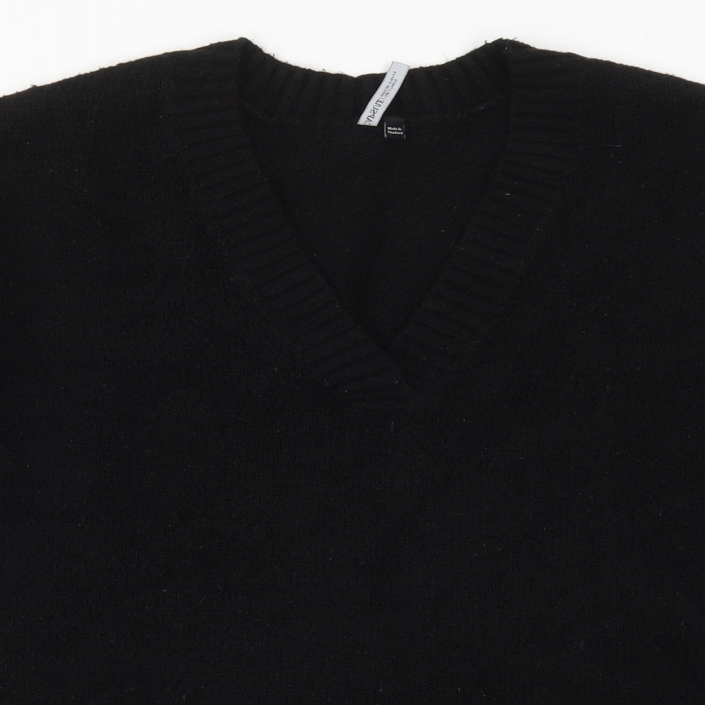 Womens UK Size 12 Capsule Black Pullover Jumper