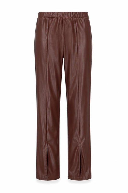 Womens UK Size 6 PRETTYLITTLETHING Regular Fit  Brown Trousers