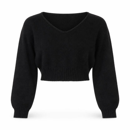 Womens UK Size S PRETTYLITTLETHING Black Pullover Jumper